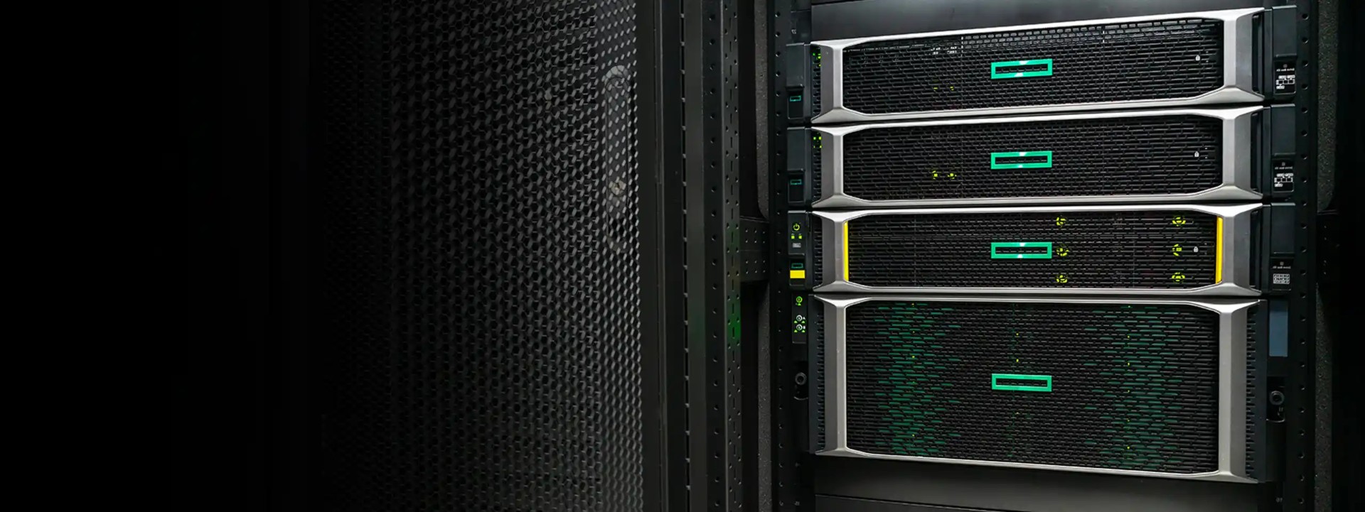 Server racks in a Hyve data centre