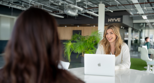 Hyve specialists in a meeting