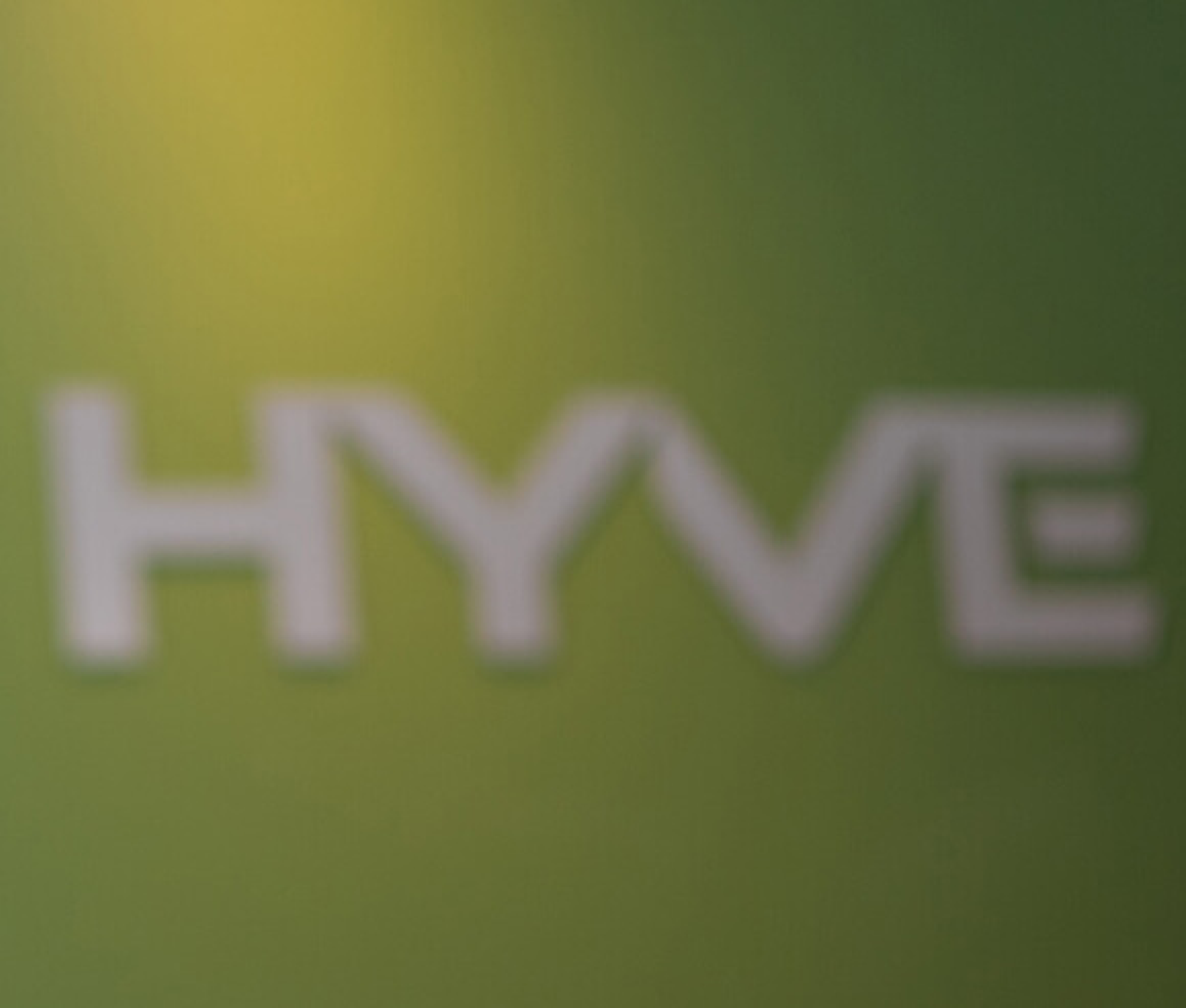 hyve logo on wall